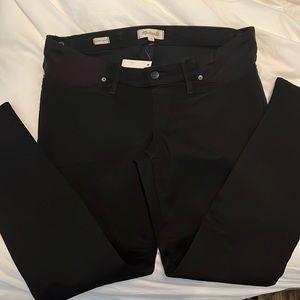 Madewell maternity jeans NWT Size 32 Black under the belly